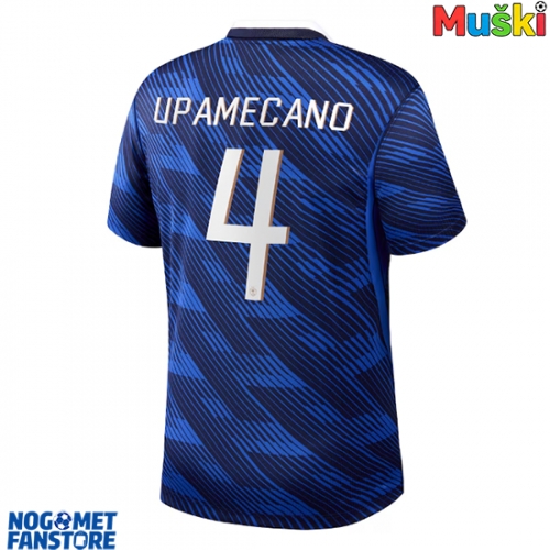 Francuska Dayot Upamecano #4 Domaci Dres SP 2026 Kratak Rukav